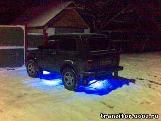 Самодельная неоновая подсветка автомобиля