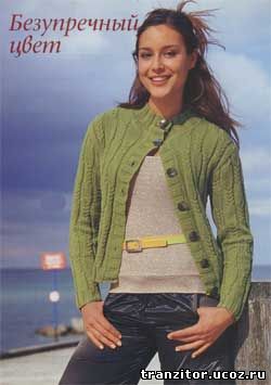 Зеленый жакет