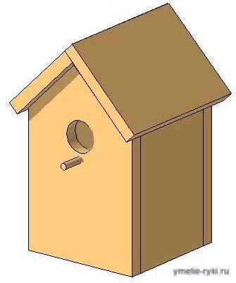 Скворечник своими руками (чертеж)