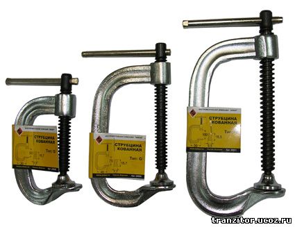 струбцина инструмент для обжатия
