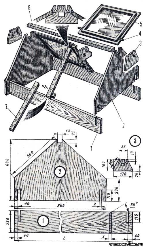 Теплица без единого гвоздя