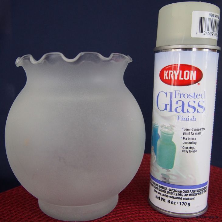 балончик краски для матирования стекла