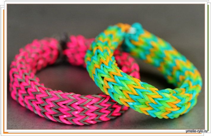  Плетение браслетов из резинок 