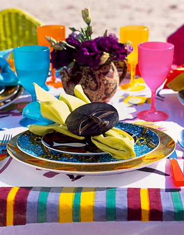 Цветные бокаллы