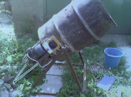 как сделать бетономешалку 