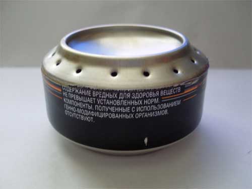 Горелка из пивной банки