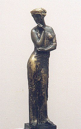  гипсовые статуи вид античной бронзы