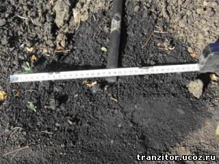 Радиус полива капельной трубой