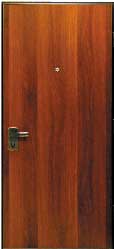 Дверь СТАЛ с ламинированной панелью