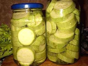Заготовки из кабачков
