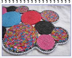 Трикотажные коврики своими руками