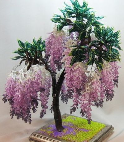 дерево из бисера