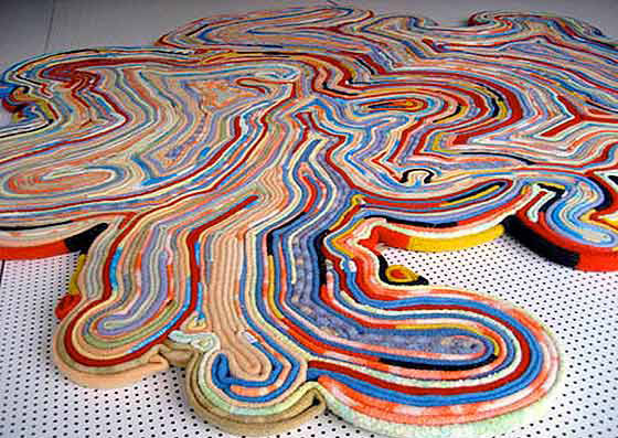 текстильный коврик своими руками