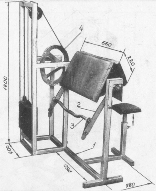 Тренажер для бицепса Бицепс машина _ trenager dla bicepsa biceps mashina