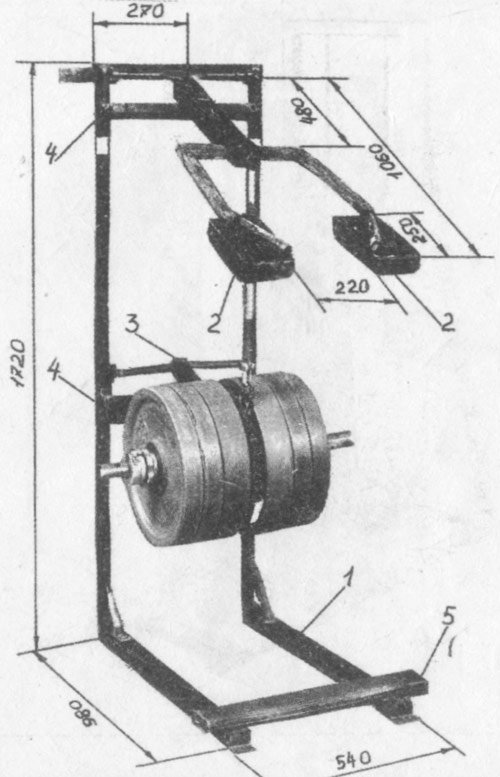 Тренажер для голени Голень станок _ trenager dla goleni golen stanok