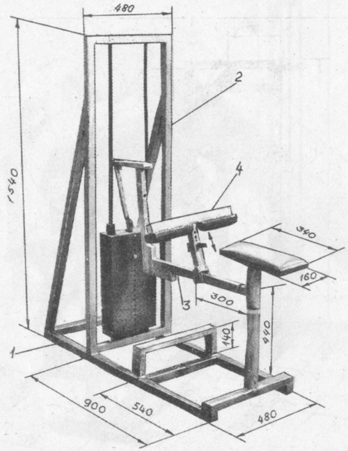Тренажер для голени _ trenager dla goleni