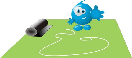 Начало строительство пруда