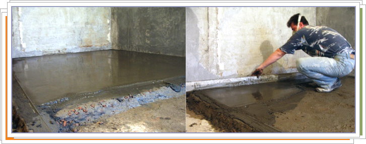 заливка стяжки