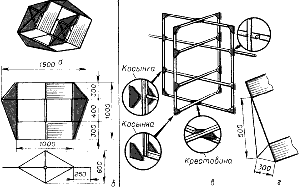 ромбический воздушный змей своими руками
