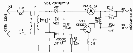 востановление авто аккумулятора