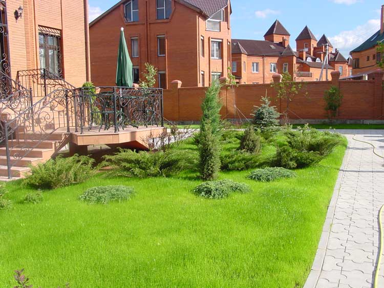 ланшафт под домом