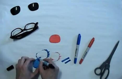 изготовление 3d очков