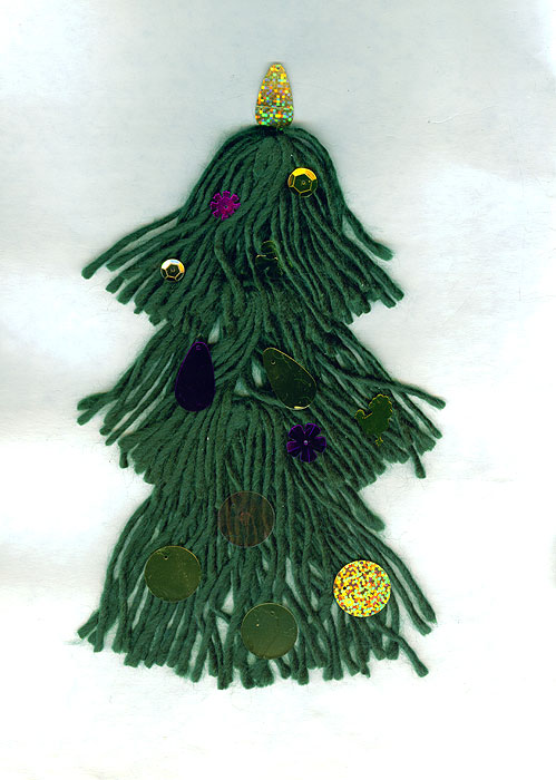 Поделка Новогодняя елочка Новый год