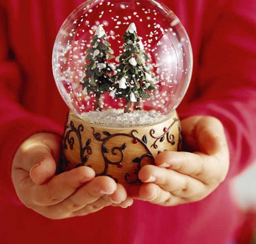 Снежный шар своими руками