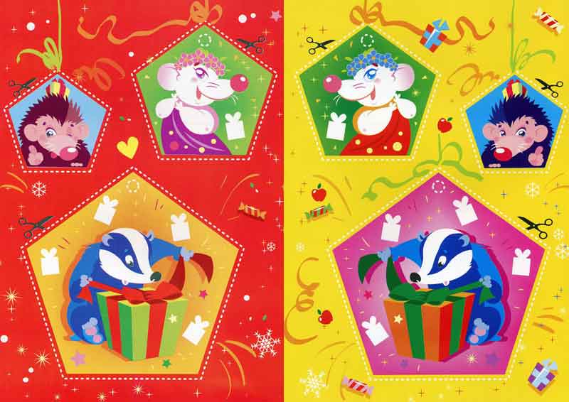 Новогодняя поделка игрушки на ёлку