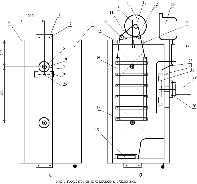  Инкубатор из холодильника 